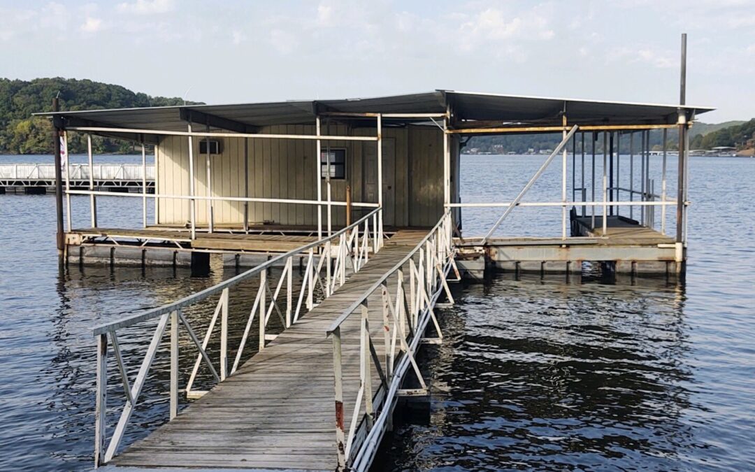 2 slip dock with fishing room
