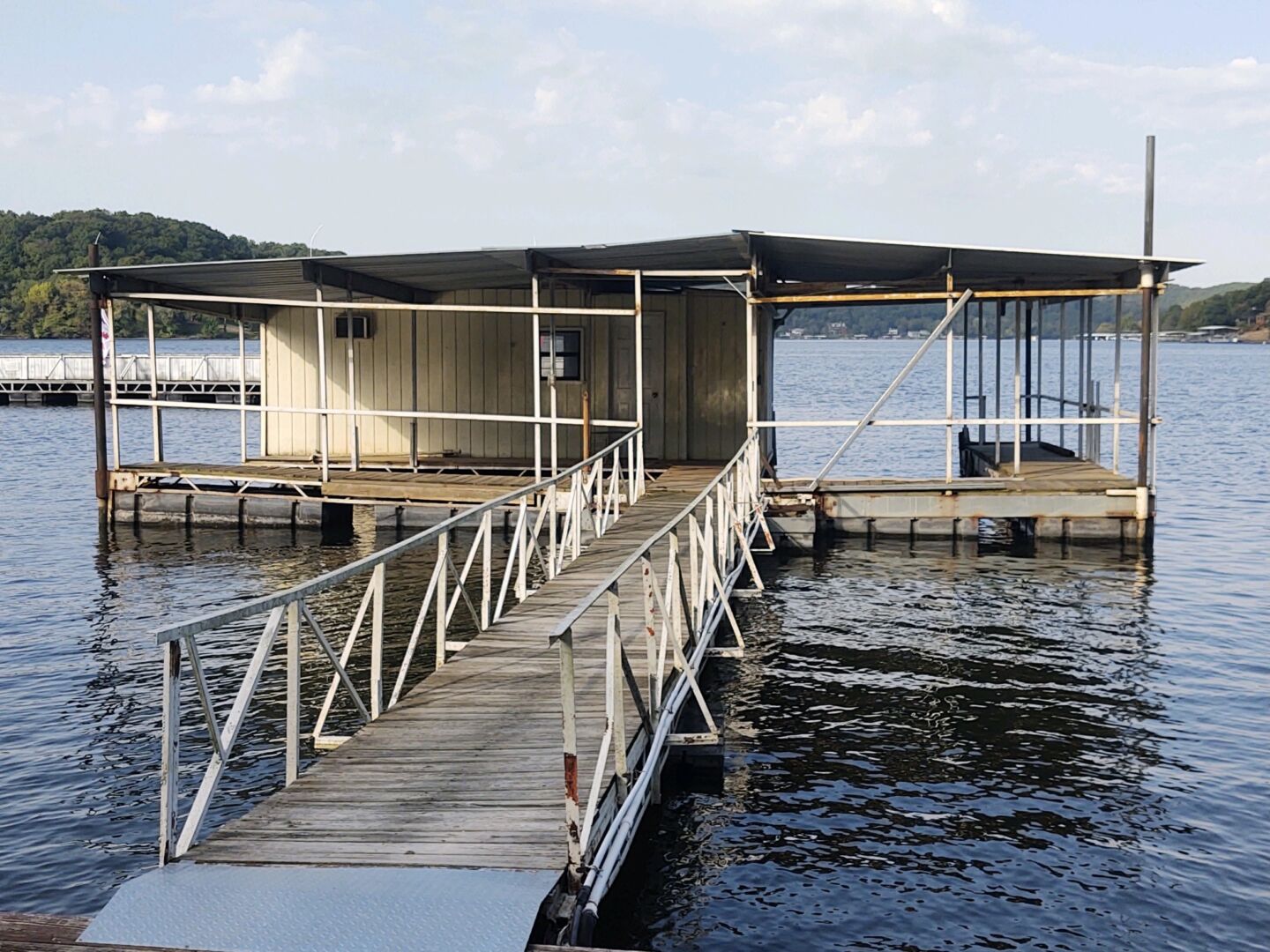 2 slip dock with fishing room - Dock Dealers - Used Docks, Lifts For Sale  at the Lake of the Ozarks