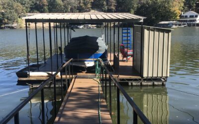 Single Well Dock with 4500LB Lift